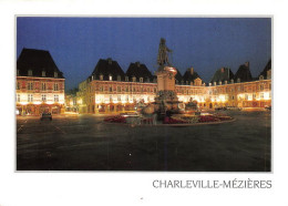 CHARLEVILLE MEZIERES Place Ducale La Nuit 4(scan Recto-verso) MA1740 - Charleville