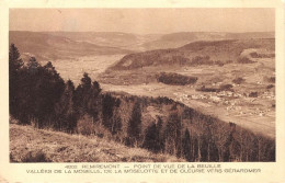 REMIREMONT Point De Vue De La Beuille Vallees De La Moselle 30(scan Recto-verso) MA1771 - Remiremont