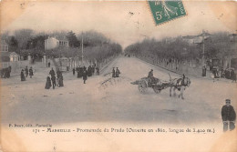 MARSEILLE Promenade Du Prado Ouverte En 1862 Longue De 3400 M 6(scan Recto-verso) MA1787 - Endoume, Roucas, Corniche, Stranden