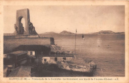 MARSEILLE Promenade De La Corniche Le Monument Aux Morts De L Armee D Orient 5(scan Recto-verso) MA1787 - Endoume, Roucas, Corniche, Stranden