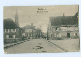 U1559/ Regisheim Hauptstraße Elsaß AK 1911 Frankreich - Elsass