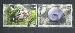 MAURITIUS 2017 - SEA SHELLS OF MAURITIUS - POSTALLY USED OBLITERE GESTEMPELT USADO - Marine Life