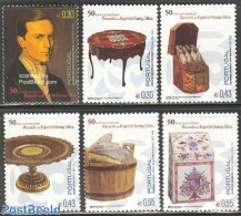 Portugal 2003 Ricardo Espiritu Santo Silva 6v, Mint NH, Sport - Chess - Art - Art & Antique Objects - Unused Stamps