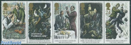 Great Britain 1993 Sherlock Holmes 5v [::::], Mint NH, Art - Authors - Unused Stamps