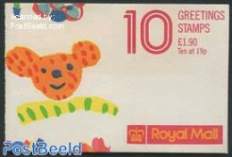 Great Britain 1989 Greeting Stamps Booklet (outside Cover May Vary), Mint NH, Nature - Various - Flowers & Plants - St.. - Nuovi