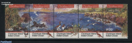 Christmas Islands 1992 Christmas 5v, Mint NH, Nature - Religion - Birds - Christmas - Noël
