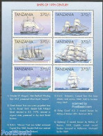 Tanzania 1999 Ships 6v M/s, Charles W. Morgan, Mint NH, Transport - Ships And Boats - Ships