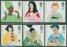 Great Britain 2005 Gastronomy 6v, Mint NH, Health - History - Nature - Food & Drink - Europa (cept) - Wine & Winery - Unused Stamps