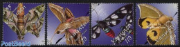 Vanuatu 2003 Moth 4v, Mint NH, Nature - Butterflies - Vanuatu (1980-...)