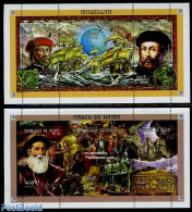 Niger 1998 Expo 98, Explorers 6v (2 M/s), Mint NH, History - Transport - Various - Explorers - Ships And Boats - World.. - Onderzoekers