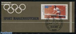 Germany, Federal Republic 1988 Sports Booklet, Tennis, Mint NH, Sport - Sport (other And Mixed) - Tennis - Stamp Bookl.. - Ungebraucht