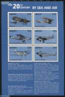 Liberia 1999 Planes 6v M/s, Mint NH, Transport - Aircraft & Aviation - Aerei