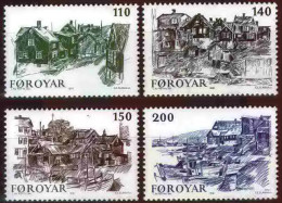 Feroe  53/56 ** MNH. 1981 - Islas Faeroes