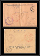 0966 Lot 2 1914/1918 Zemmours Commandant De Cercle Poste De Tiflet 1914 Lettre Cover Occupation Du Maroc - Colecciones