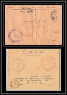 0966 Lot 2 1914/1918 Zemmours Commandant De Cercle Poste De Tiflet 1914 Lettre Cover Occupation Du Maroc - Verzamelingen