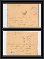 0865 Lot 2 Lettres Meknès 2ème Bat Infanterie Légère D'afrique Commandant Détachement Pouget Cover Occupation Du Maroc - Collezioni