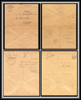 0549 Lot 2 Lettres Réutilisées Gendarmerie Nationale Force Publique El Aioun/debdou Lettre Occupation Du Maroc Signées - Sammlungen