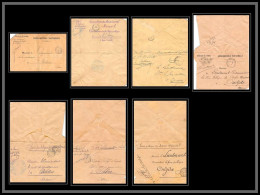 0544 Lot 4 Lettres Gendarmerie Nationale Oudjda Pour Debdou 1912 Lettre Cover Occupation Du Maroc War Toutes Signées - Collections