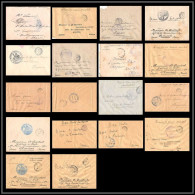 0259 Lot 17 Lettres Cercle Oudjda Commandant D'armes Lettre Cover Occupation Du Maroc War - Colecciones