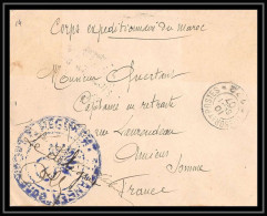 1100 Régiment étranger 4éme Settat 10/09/1907 Lettre Cover Occupation Du Maroc War Signé Par Le Délégué - Covers & Documents