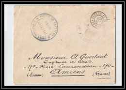 1058 Poste De Safsafat 6eme Régiment De Tirailleurs Algériens 1913 Lettre Cover Occupation Du Maroc War - Covers & Documents