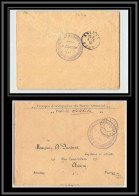 1030 2ème Régiment De Tirailleurs Algériens 4ème Bataillon Poste De Nekhila 1913 Lettre Cover Occupation Du Maroc War - Covers & Documents