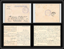 1028 LAC 2ème Régiment De Tirailleurs Algériens 4ème Bataillon Poste De Nekhila 1913 Lettre Cover Occupation Du Maroc - Briefe U. Dokumente