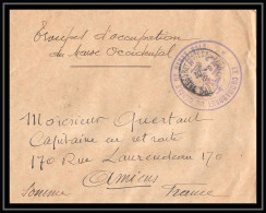 0985 Rabat Salé Commandant De Cercle 1912 Lettre Cover Occupation Du Maroc War état Superbe - Lettres & Documents