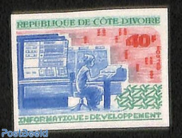 Ivory Coast 1972 Information Technology 1v, Imperforated, Mint NH, Science - Computers & IT - Nuovi