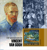 Djibouti 2023 Vincent Van Gogh, Mint NH, Transport - Ships And Boats - Art - Paintings - Self Portraits - Vincent Van .. - Ships