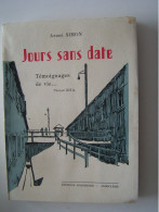MILITARIA. "JOURS SANS DATE". STALAG XII A. LIVRE ECRIT PAR L'ABBE SIMON, CURE DE LALINDE DORDOGNE. 100_3634 & 100_3635 - Guerra 1939-45