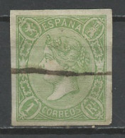 Espagne - Spain - Spanien 1865 Y&T N°69 - Michel N°65 (o) - 1r Isabelle II - Usati