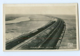 Y8140/ Sylt Hindenburgdamm Eisenbahn Foto AK Ca.1935 - Sylt