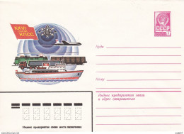 Russia Russland Russie Railway Train Plane Boat 03.12.1980 - Trenes