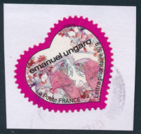 France - St-Valentin 2009 Emmanuel Ungaro YT A266 (4328) Oblitéré Sur Fragment - Usati