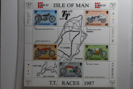 Großbritannien Isle Of Man Block 9 Mit 339-343 Postfrisch #UP598 - Otros & Sin Clasificación