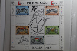 Großbritannien Isle Of Man Block 9 Mit 339-343 Postfrisch #UP592 - Otros & Sin Clasificación