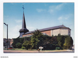 60 GRANDVILLIERS L'Eglise Pancarte Béton RN1 Abbeville 57 Km Poix 15 Km VOIR DOS Et Flamme De 1982 - Grandvilliers