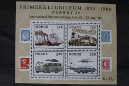 Norwegen Block 3 Mit 817-820 Postfrisch #UZ600 - Other & Unclassified