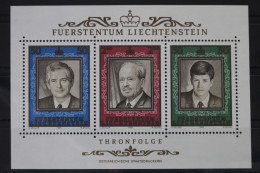 Liechtenstein Block 13 Mit 942-944 Postfrisch #UZ794 - Altri & Non Classificati