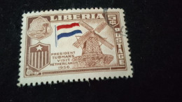 LİBERYA--1952   5 C      DAMGALI - Liberia