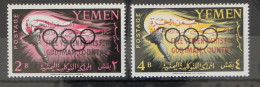 Jemen Königreich 8-9 Postfrisch Olympia #GC744 - Jemen