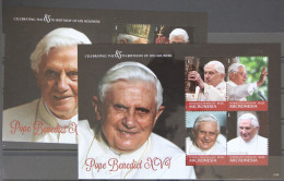 Mikronesien Kleinbogensatz 2377-2384 Postfrisch Papst Benedikt XVI. #GC759 - Micronesië