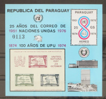 Paraguay Block 283 Postfrisch UPU #GC796 - Paraguay