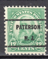 NJ-509; USA Precancel/Vorausentwertung/Preo; PATERSON (NJ), Type 209 - Préoblitérés