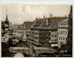 Nürnberg, Pegnitzpartie, Blick Zur Museums- Und Fleischbrücke - Nürnberg