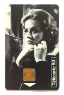 Télécarte France - Téléphone Et Cinéma - Jeanne Moreau - Zonder Classificatie