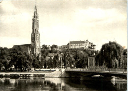 Landshut, Luitpoldbrücke, St.martinskirche, Burg Trausnitz - Landshut