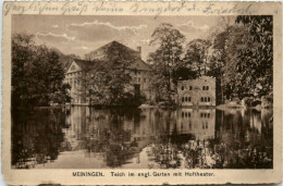 Meiningen, Teich Im Engl. Garten Mit Hoftheater - Meiningen