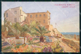 Agrigento Città Villa Belvedere De Angelis Cartolina RB5485 - Agrigento